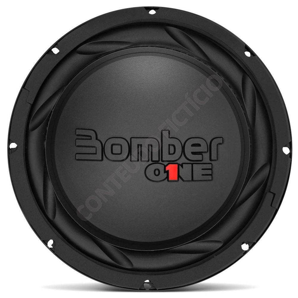 Subwoofer Bomber One 8 Polegadas 150W Rms 4 Ohms Bobina Simples