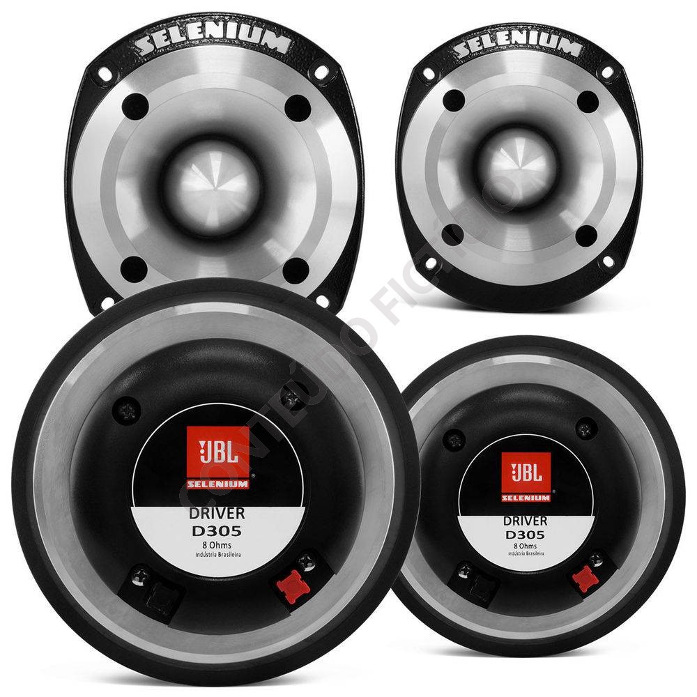 Kit 2 Drivers Jbl Selenium D305 150w Rms + 2 Tweeters St400 300w Rms