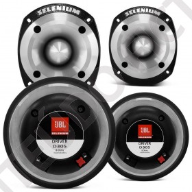 Kit 2 Drivers Jbl Selenium D305 150w Rms + 2 Tweeters St400 300w Rms